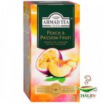 Чай AHMAD TEA Peach and Passion Fruit 25*1,5 г черный