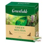 Чай Greenfield Green Melissa 100*1,5 г зеленый