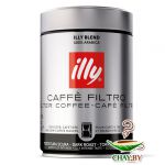 Фильтр-кофе Illy Темная обжарка 100% Арабика 250 г молотый (жесть)
