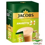 Кофе Jacobs Amaretto 3в1 24*12,5 г растворимый (стики)
