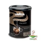 Кофе LAVAZZA Espresso 100% Арабика 250 г молотый (жесть)