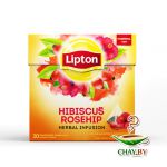 Чай Lipton Hibiscus and Rosehip 20*1,8 г травяной