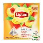 Чай Lipton Peach Mango 20*1,8 г черный