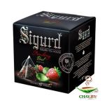 Чай SIGURD Strawberry & Basil черный  2гр*15пак