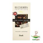 Шоколад BUCHERON VILLAGE горький c клюквой, клубникой и фисташками 85 г