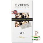 Шоколад Bucheron горький с клюквой, миндалем и фисташками 85 г (картон)