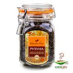 Чай DV черный крупнолистовой цейлонский  «Рухуна» 125гр, стекло