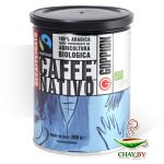 Кофе Goppion Caffe NATIVO BIO Decaffeinato Organic 100% Арабика 250 г молотый (жесть)