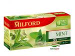 Чай Milford Green Tea and Mint 20*1,75 г зеленый