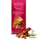 Шоколад Roshen Elegance темный молочный с дробленым миндалем 100 г