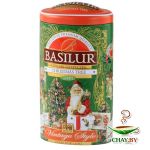 Чай Basilur Vintage style Рождественская ель 100 г зеленый (жесть)