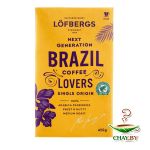 Кофе Lofbergs Brazil Single Origin 100% Арабика 450 г молотый (вакуум)