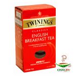 Чай TWININGS English Breakfast 100 г черный (картон)