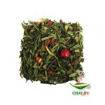 Чай зеленый и белый РЧК «Клюквенный сбор» 100 г (весовой)