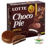 Печенье «Lotte Choco Pie Cacao» 12*28 г