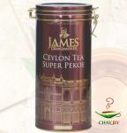 Чай James Gold PEKOE 350 г черный (жесть)