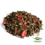 Чай зеленый «Клубника со сливками» 100 г (весовой)
