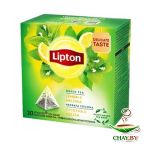 Чай Lipton Lemon Melissa Green Tea 20*1,6 г зеленый
