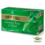 Чай TWININGS Mint 25*2 г зеленый