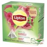 Чай LIPTON Raspberry Pomegranate 20*1,4 г зеленый