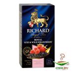 Чай Richard Royal Goji & Wild Strawberry 25*1,7 г черный