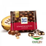 Шоколад RITTER SPORT с цельным лесным орехом 100 г темный