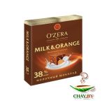 Шоколад O'zera Milk and Orange 38% 90 г молочный