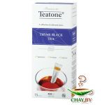 Чай Teatone Thyme 15*1,8 г черный (в стиках)