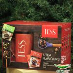 Чай Tess набор с кружкой №2 170 г черно-зеленый (картон)
