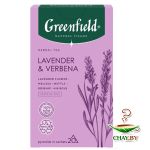 Чай Greenfield Natural Tisane Lavender&Verbena травяной в пирамидках 1,8*20