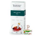 Чай Teatone Mint Black 15*1,8 г черный (в стиках)